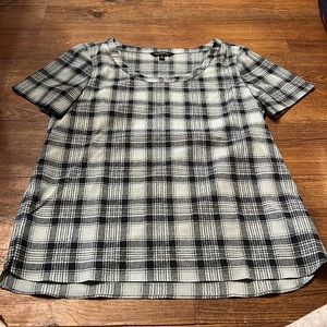 Banana Republic plaid blouse - size M